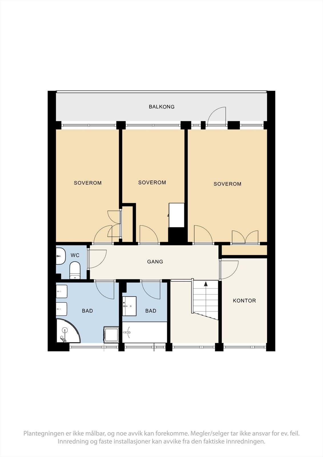 Plantegning 2.etg. Galleribilde