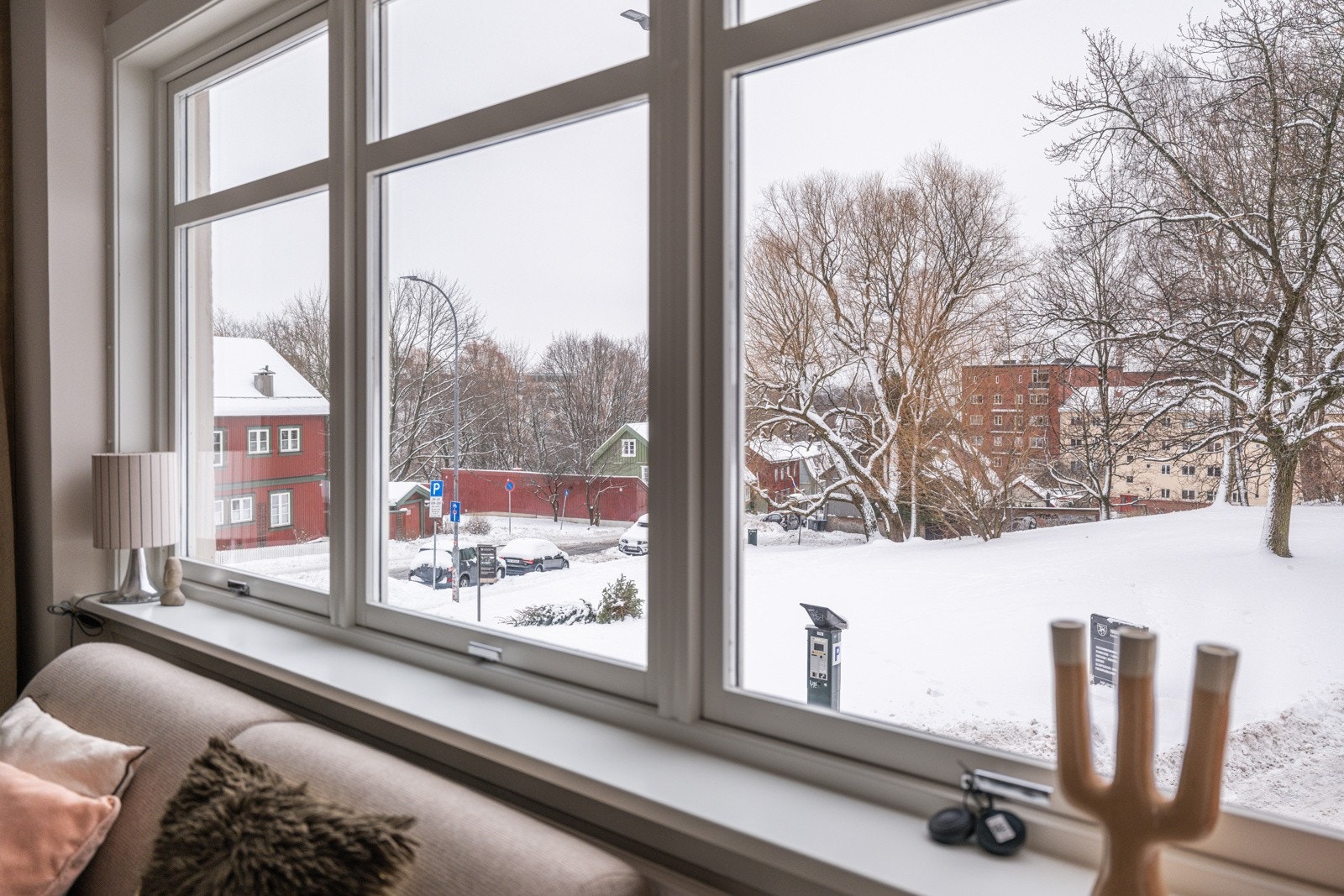 Både oppvarming, varmtvann og bredbånd er inkludert i de lave felleskostnadene. Galleribilde
