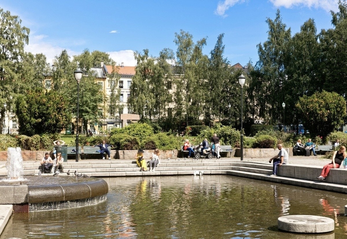 Birkelunden park, nærmeste park Galleribilde