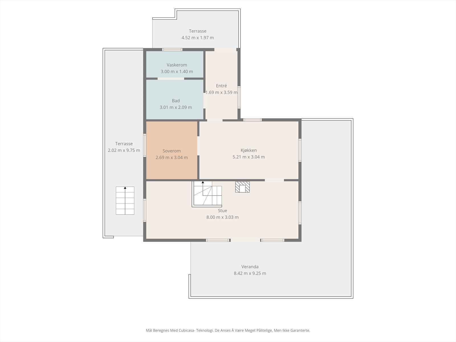 Plantegning 1.etg Galleribilde