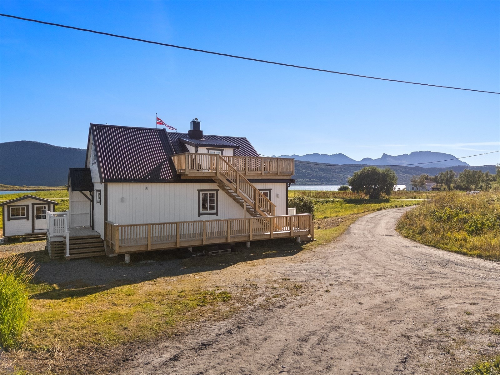 Gode parkeringsforhold på egen tomt. Galleribilde