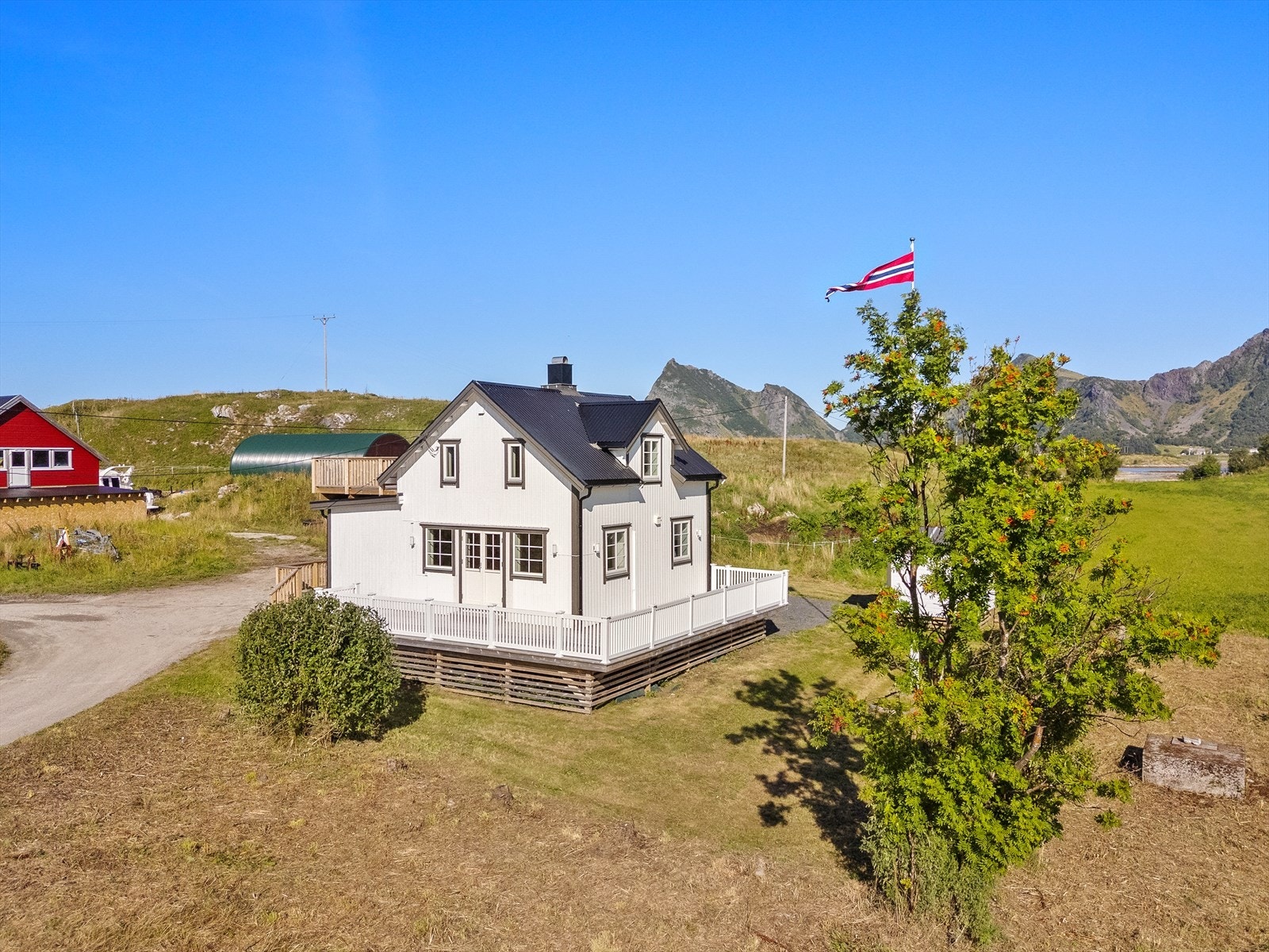 Her kan de minste leke fritt og utfolde seg i fri dressur. Galleribilde