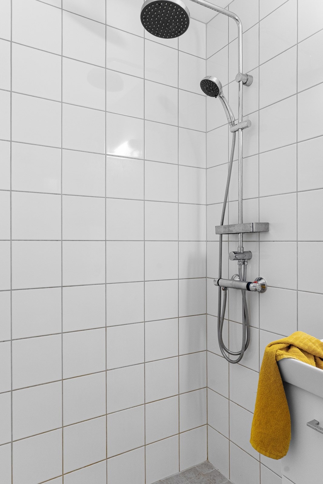 Tidløse farger, åpen dusjløsning og rainshower. Galleribilde