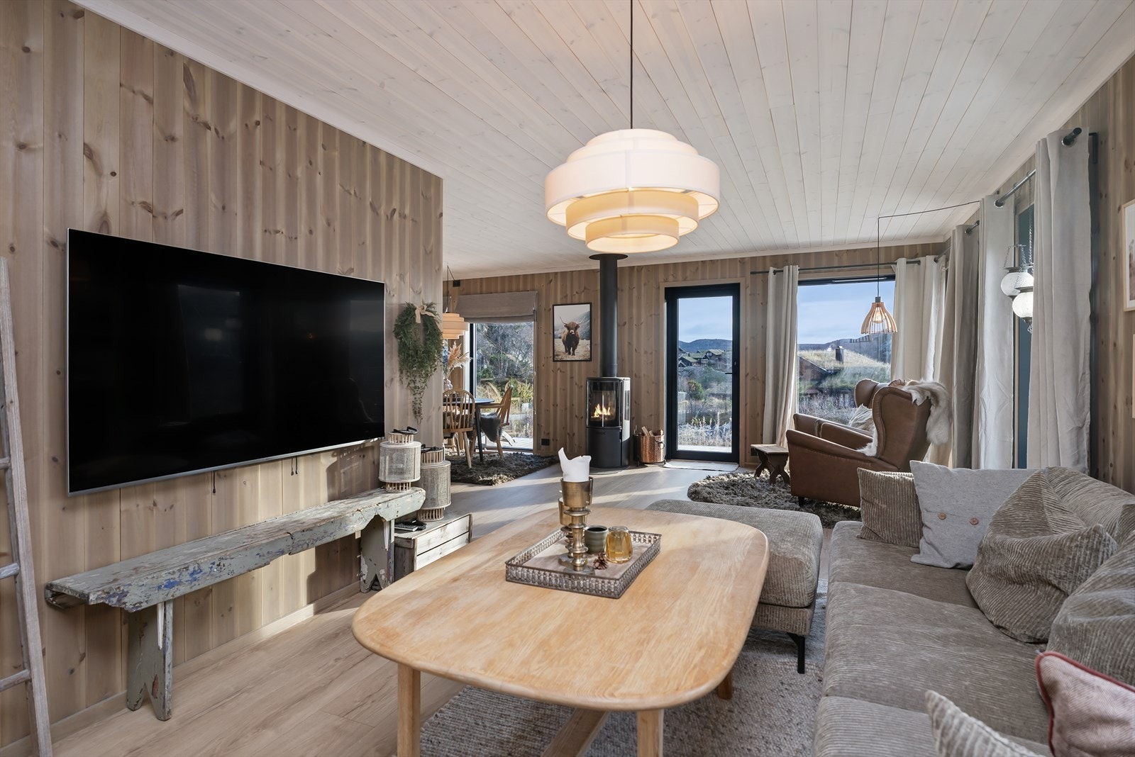 TV-kroken i stuen Galleribilde