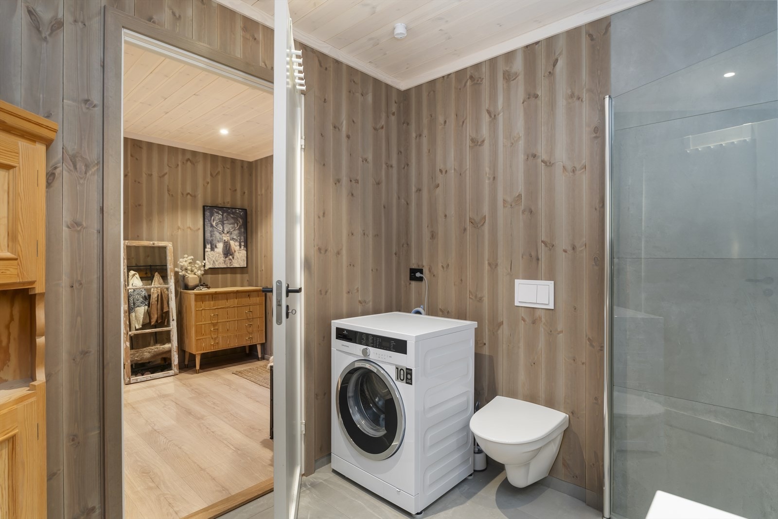 Her er det også opplegg til vaskemaskin Galleribilde