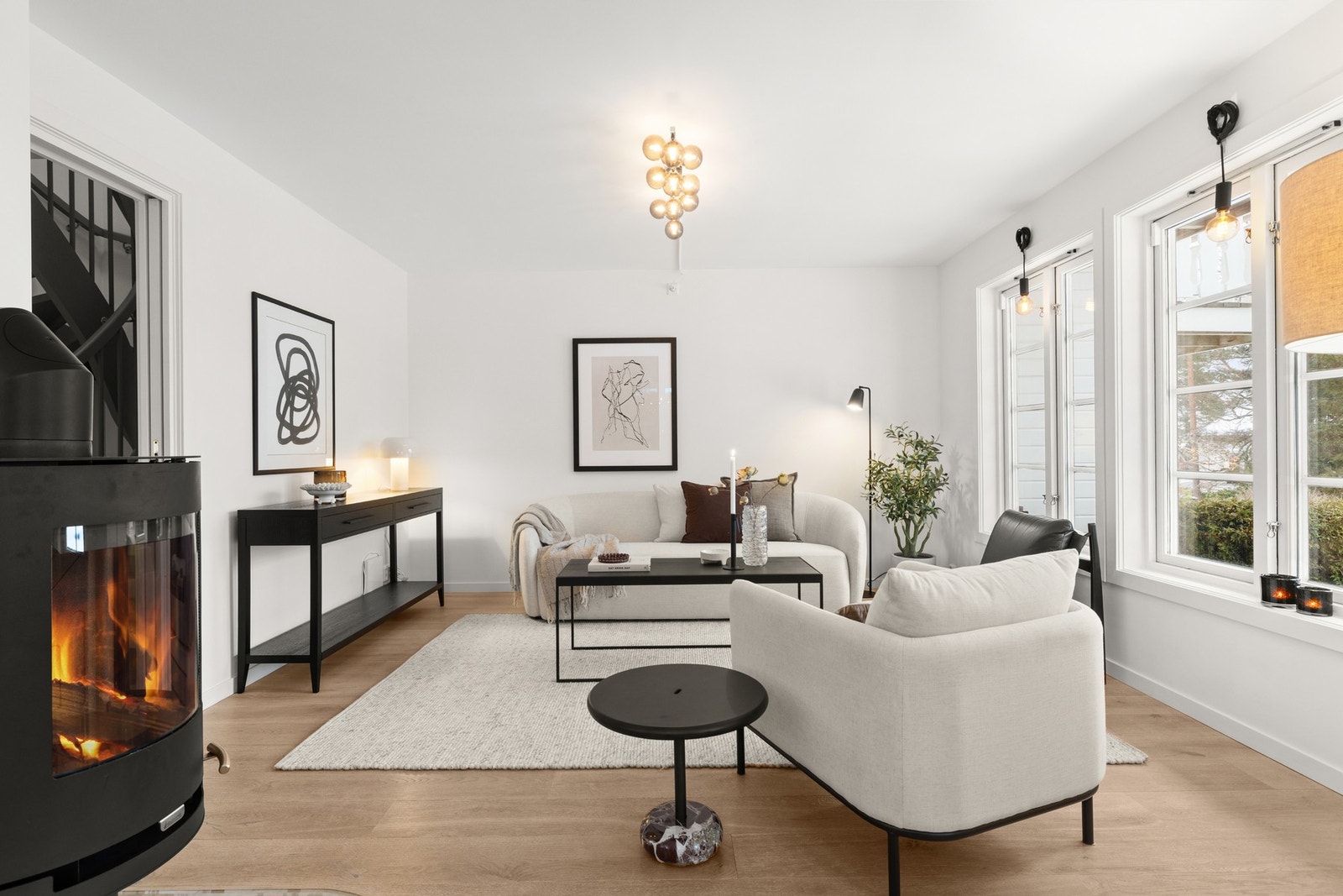 1-stavs parkettgulv. Galleribilde