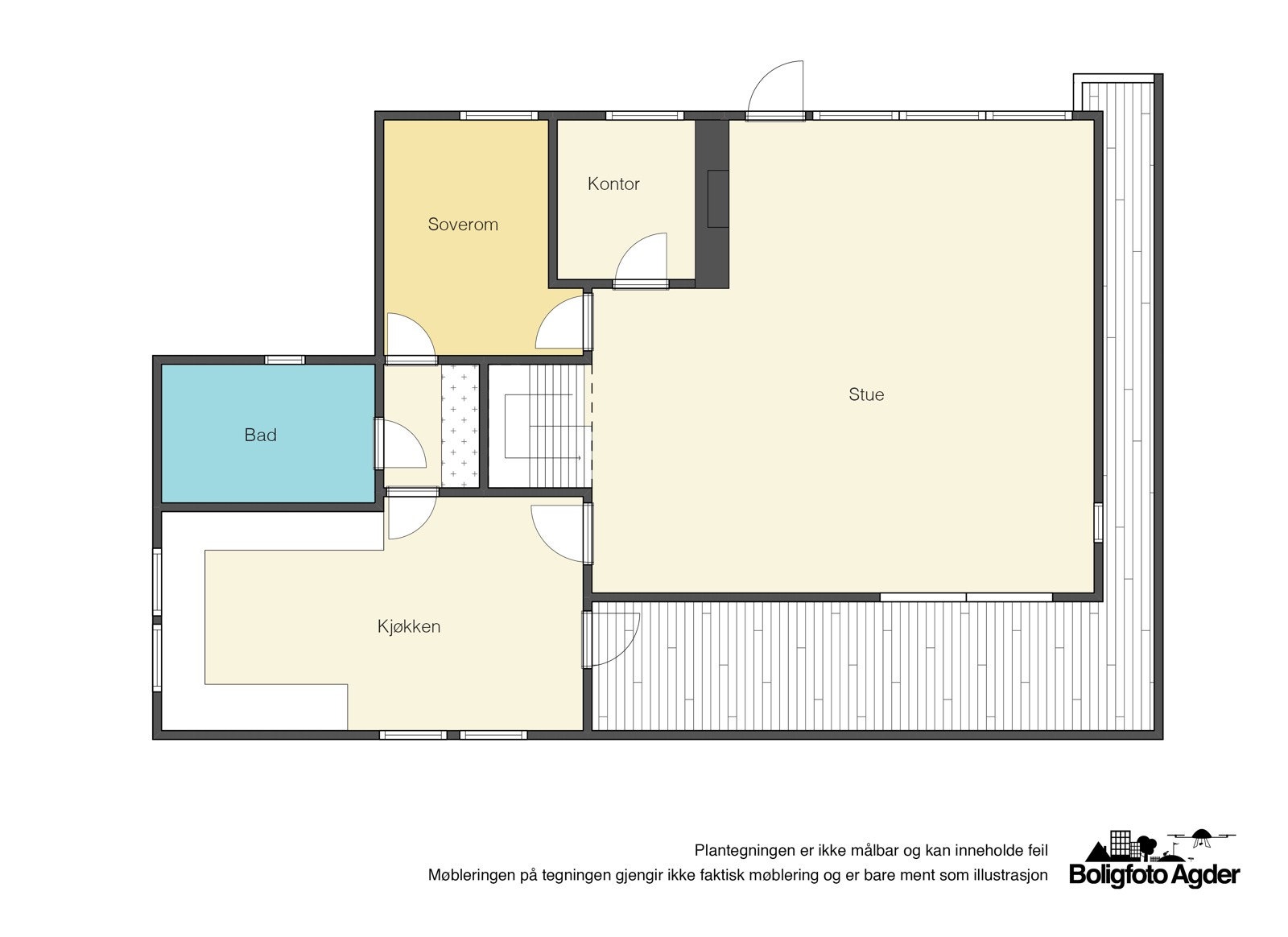 Planløsning 1.etg. Galleribilde