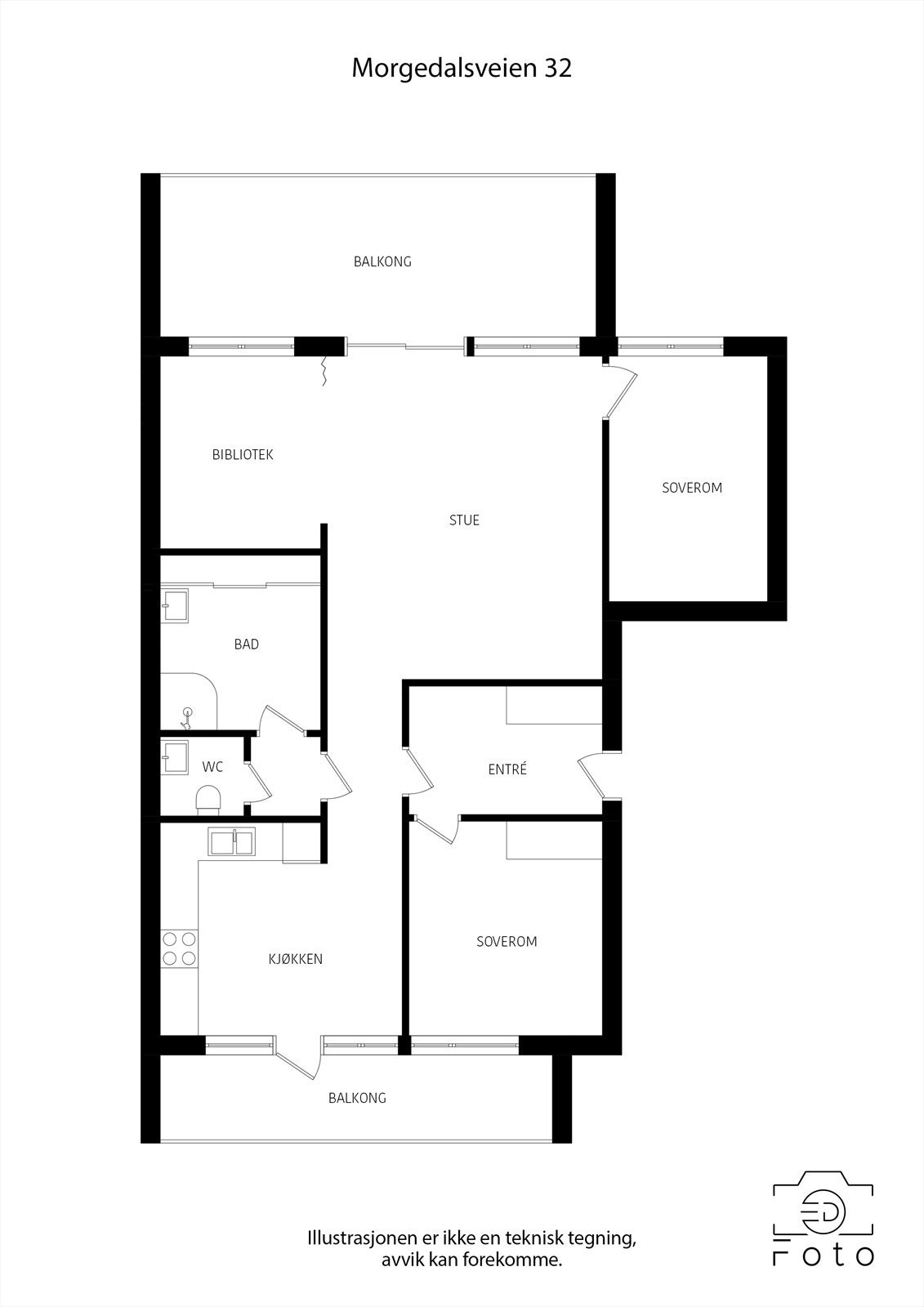 Plantegning Galleribilde