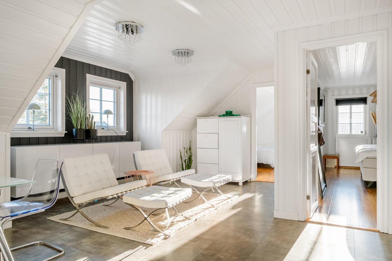 I 2. etasje finner du blant annet en hyggelig stue. Galleribilde