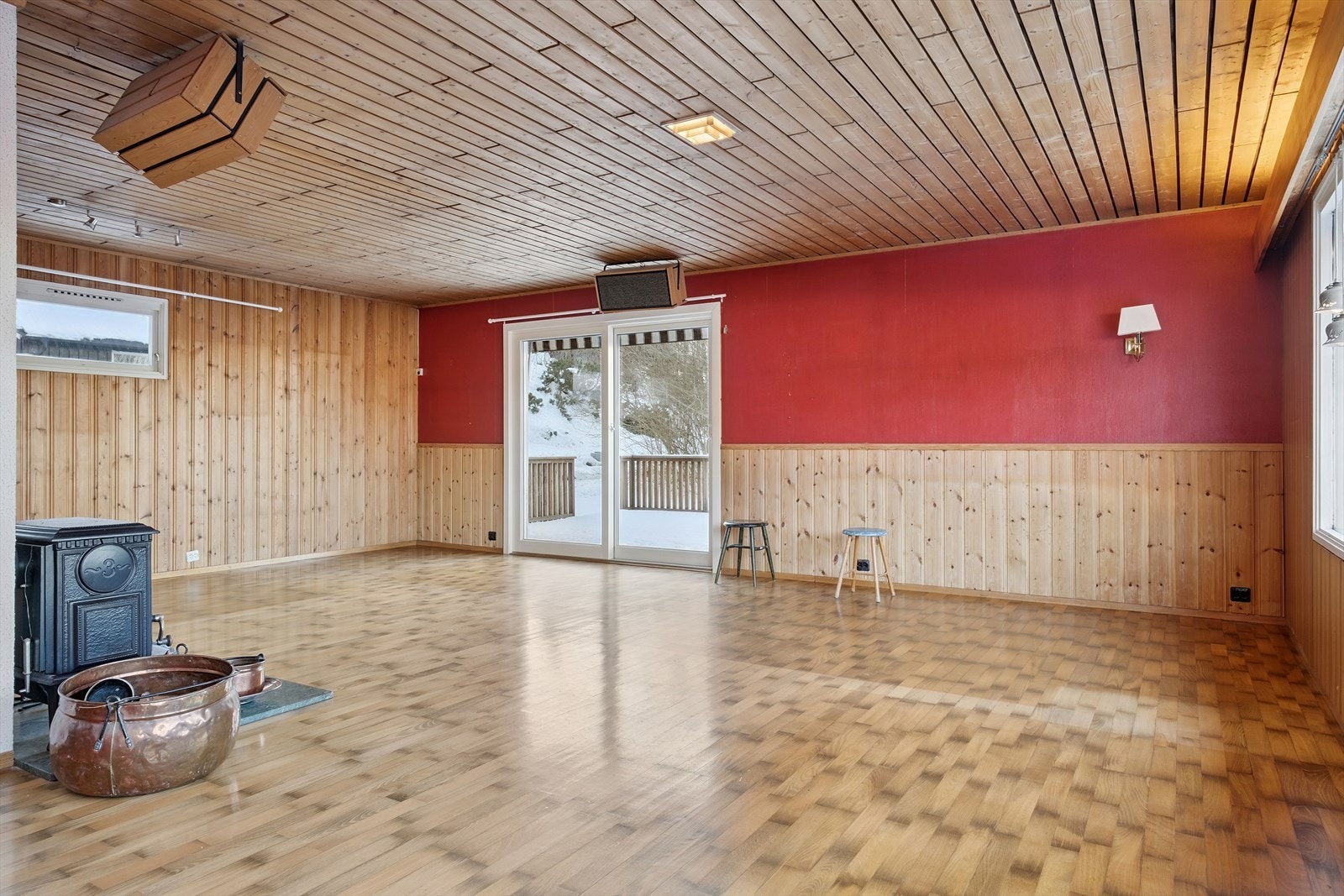 Stue mot veranda. Galleribilde