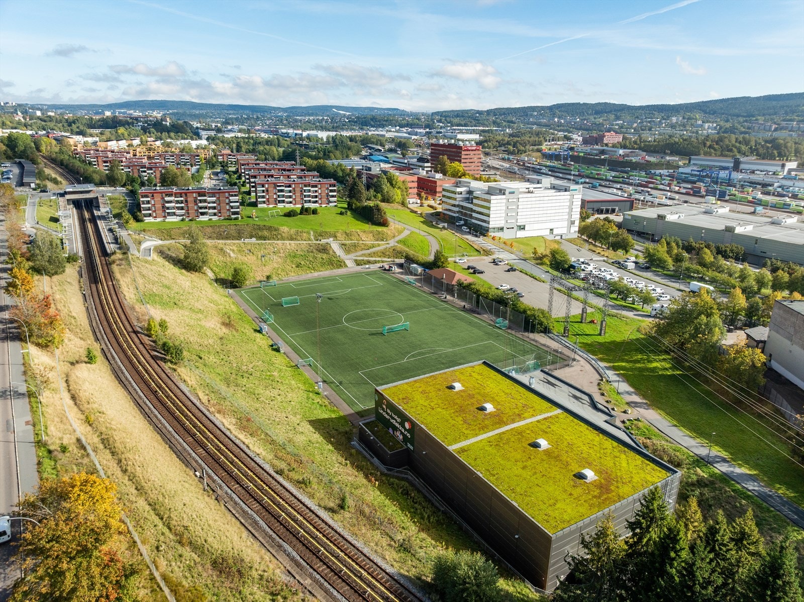 Oversiktsbilde av område. Galleribilde
