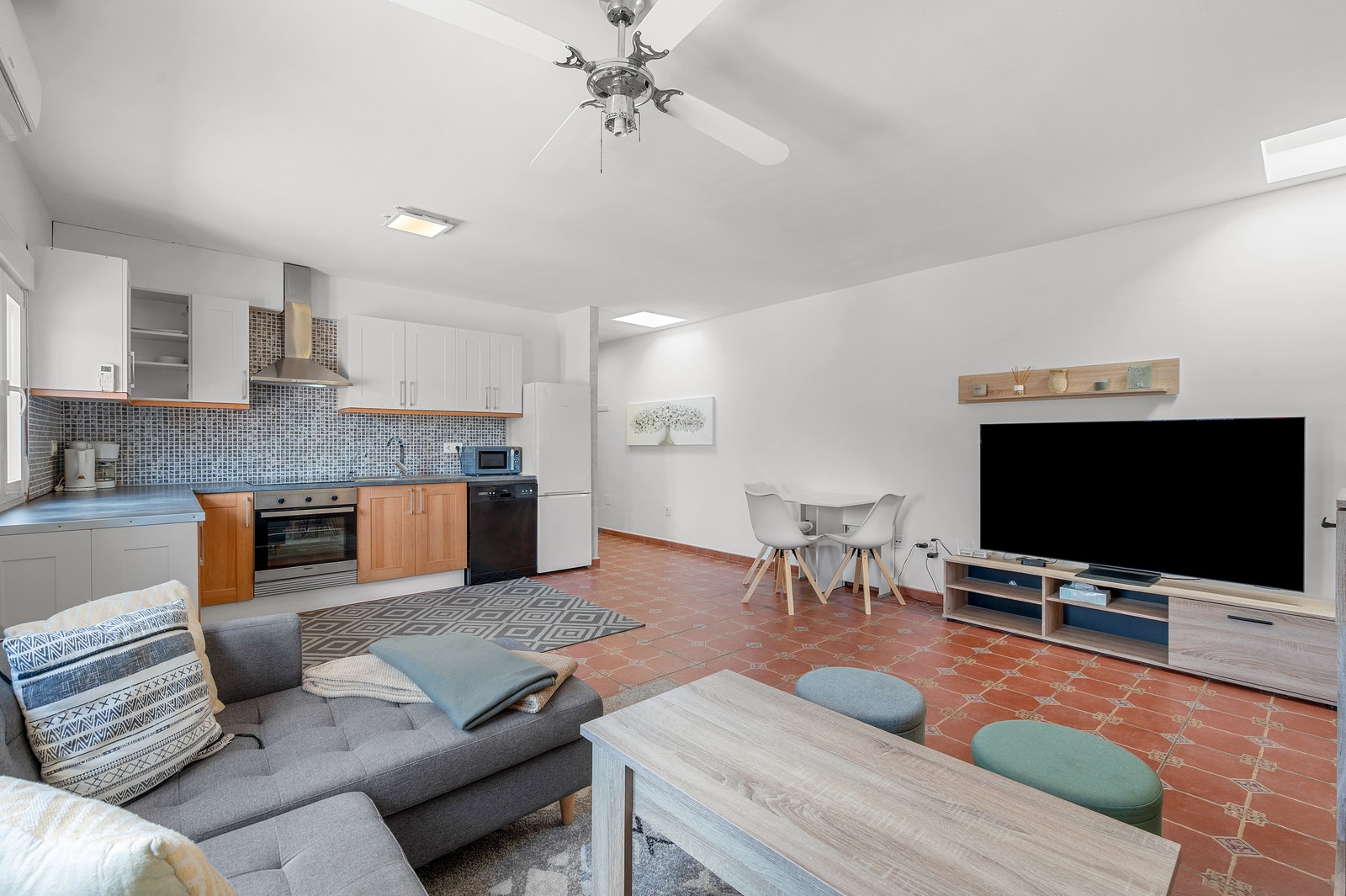 Stue i gjesteleiligheten Galleribilde