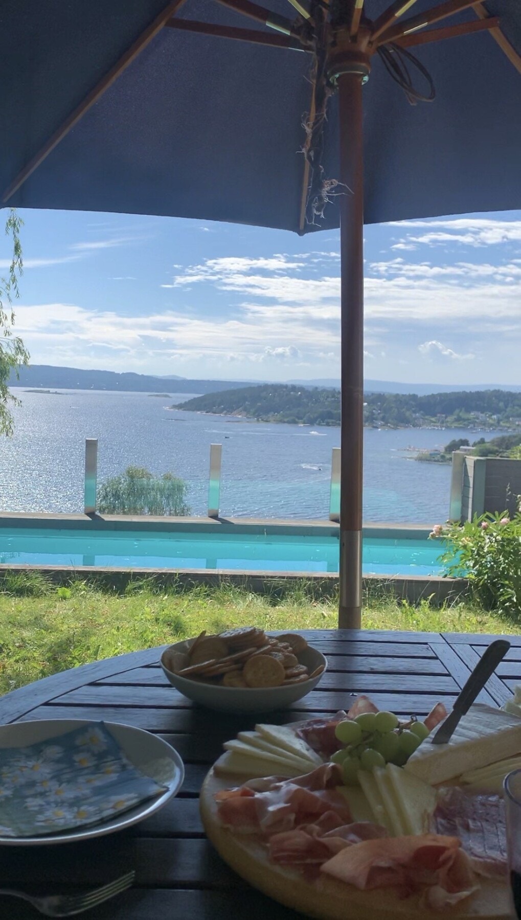 Unikt for eiendommen er bl. a. et flott svømmebasseng i hagen med terrasseplatting rundt! Galleribilde