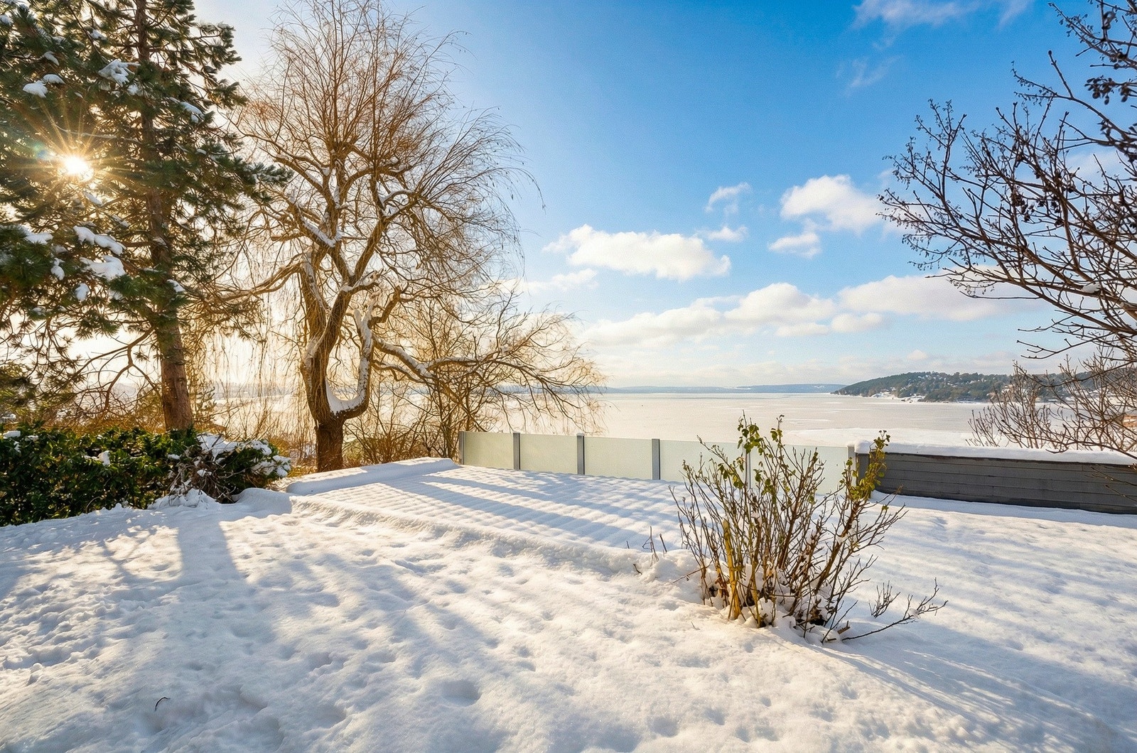 Herlige solforhold mot vest. Galleribilde