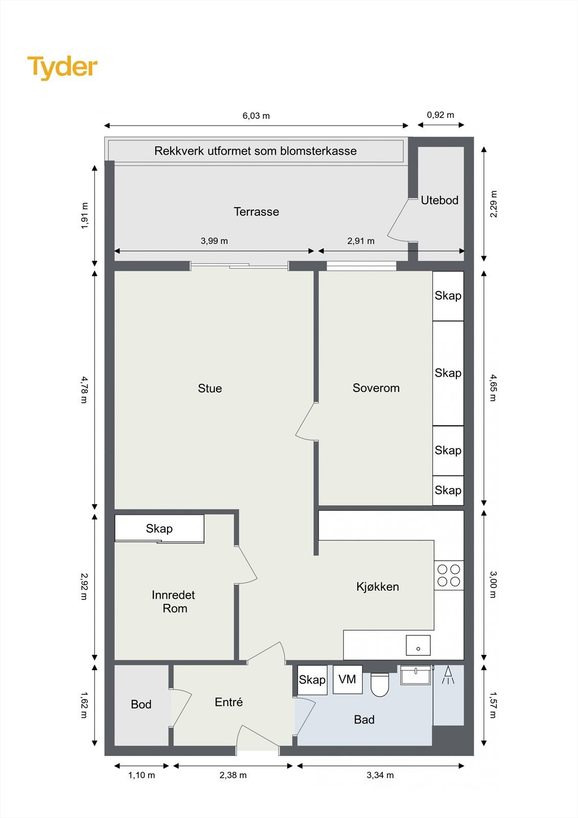 Plantegning. Galleribilde