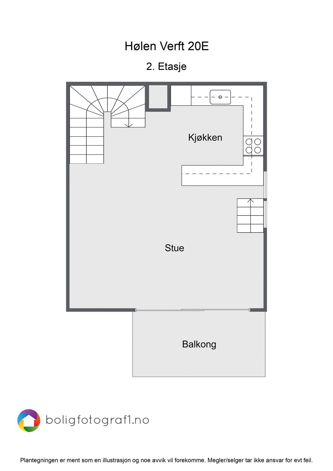 Plantegning 2 etg Galleribilde