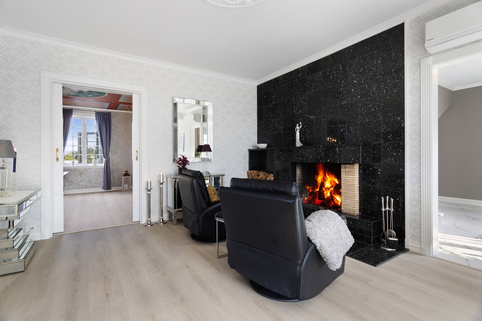 Koselig peisestue Galleribilde