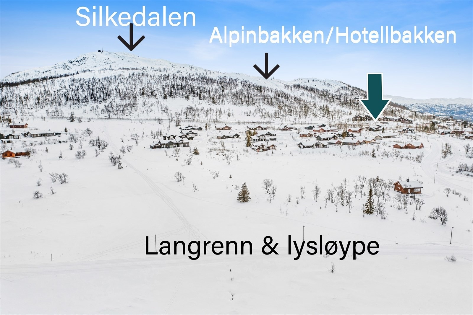Området byr på et imponerende løypenett på hele 150 km, med kun ca. 330 meter til alpinbakken. Sommerstid er det stort utvalg av turstier, fiskevann og multemyrer - et paradis for friluftsentusiaster året rundt. Galleribilde