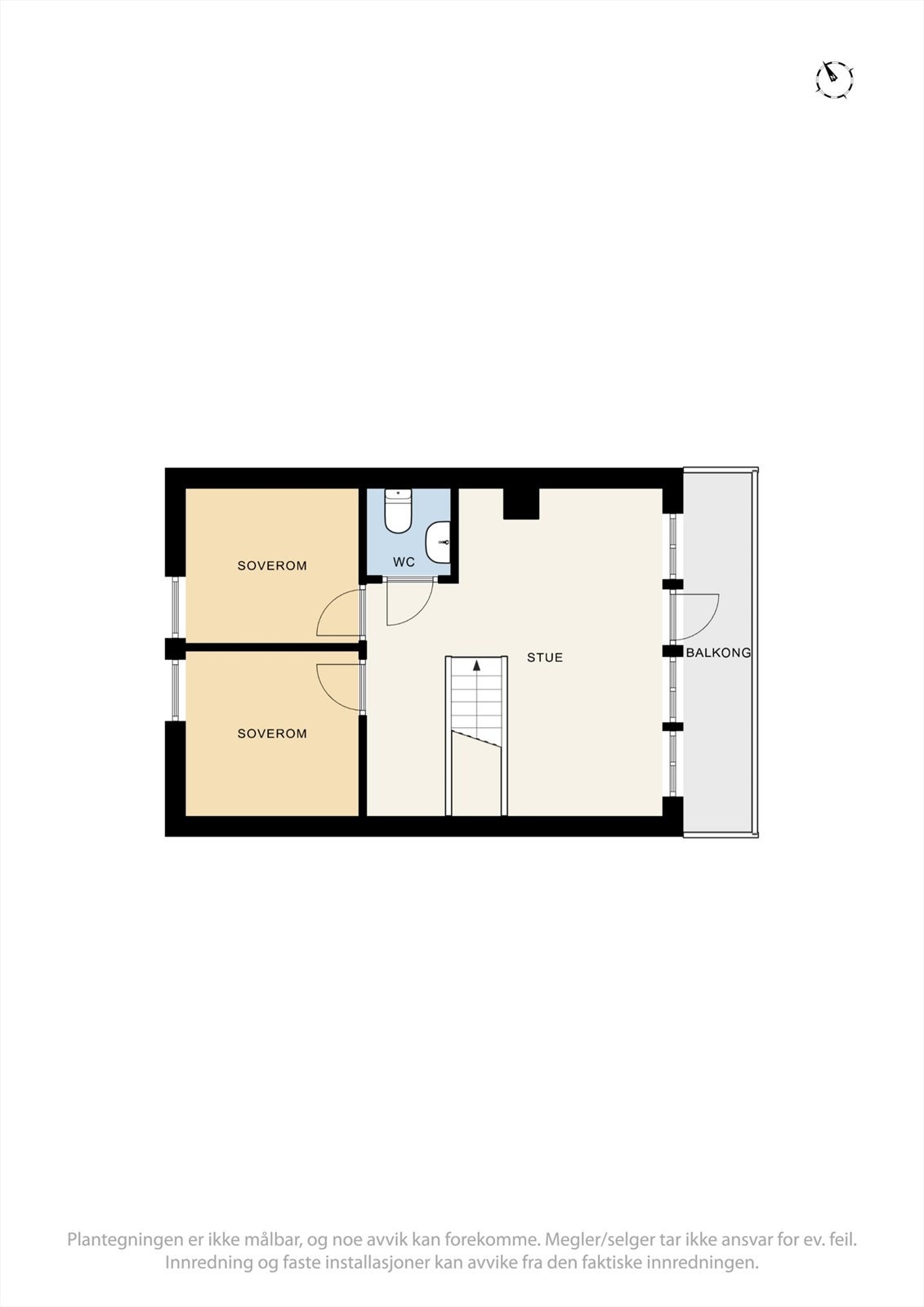 Plantegning -2 etg. Galleribilde