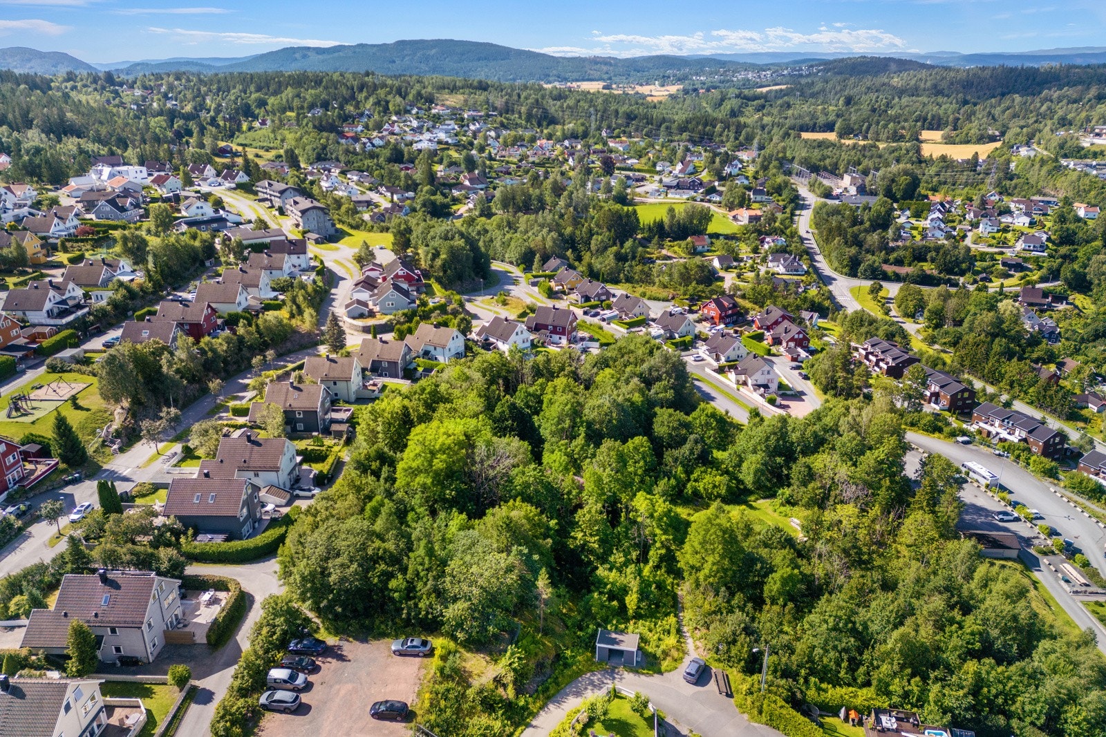 Dronefoto Galleribilde