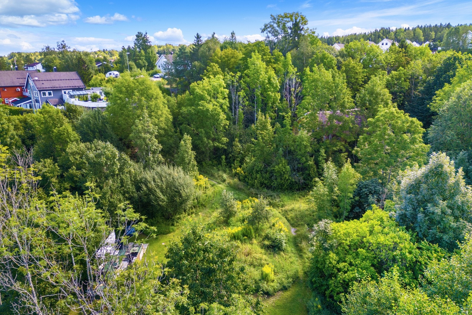 Dronefoto Galleribilde