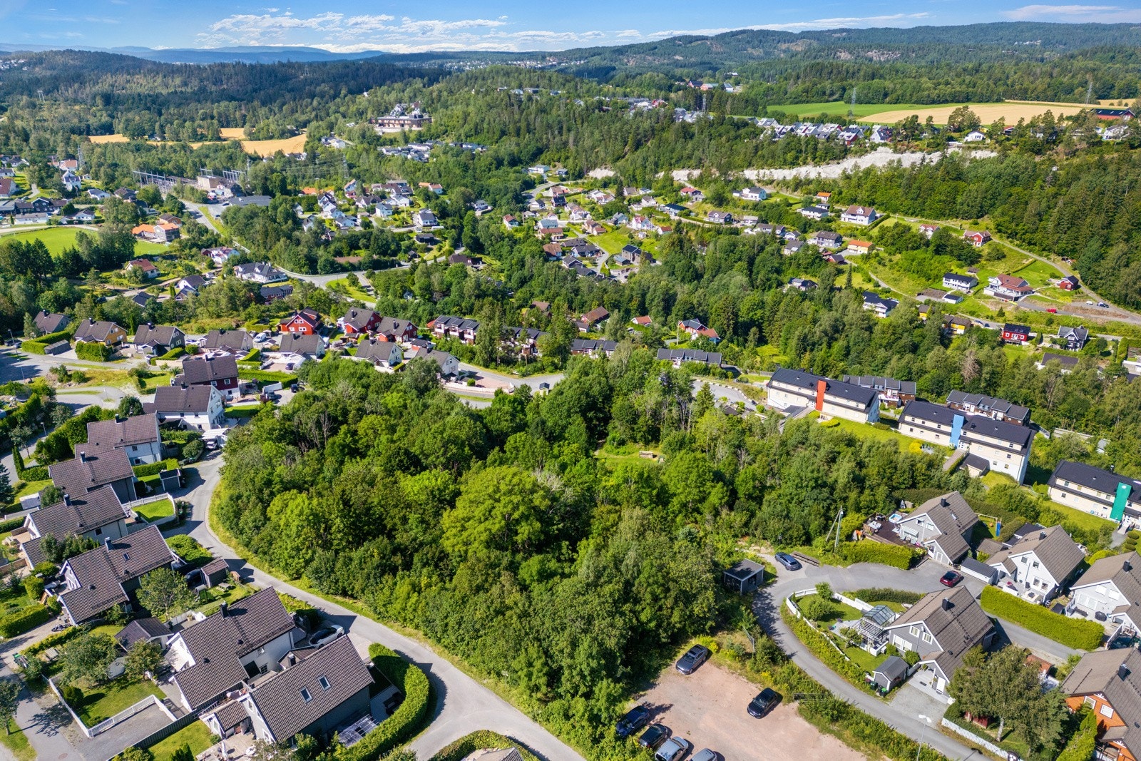 Dronefoto Galleribilde