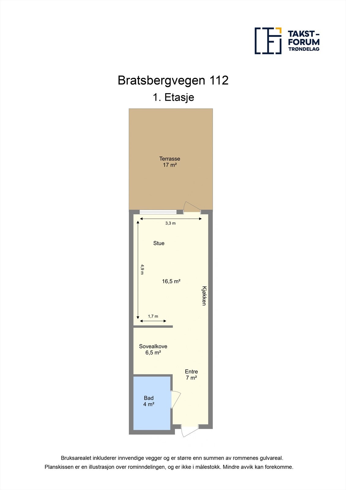 Planskisse - 1.etasje Galleribilde