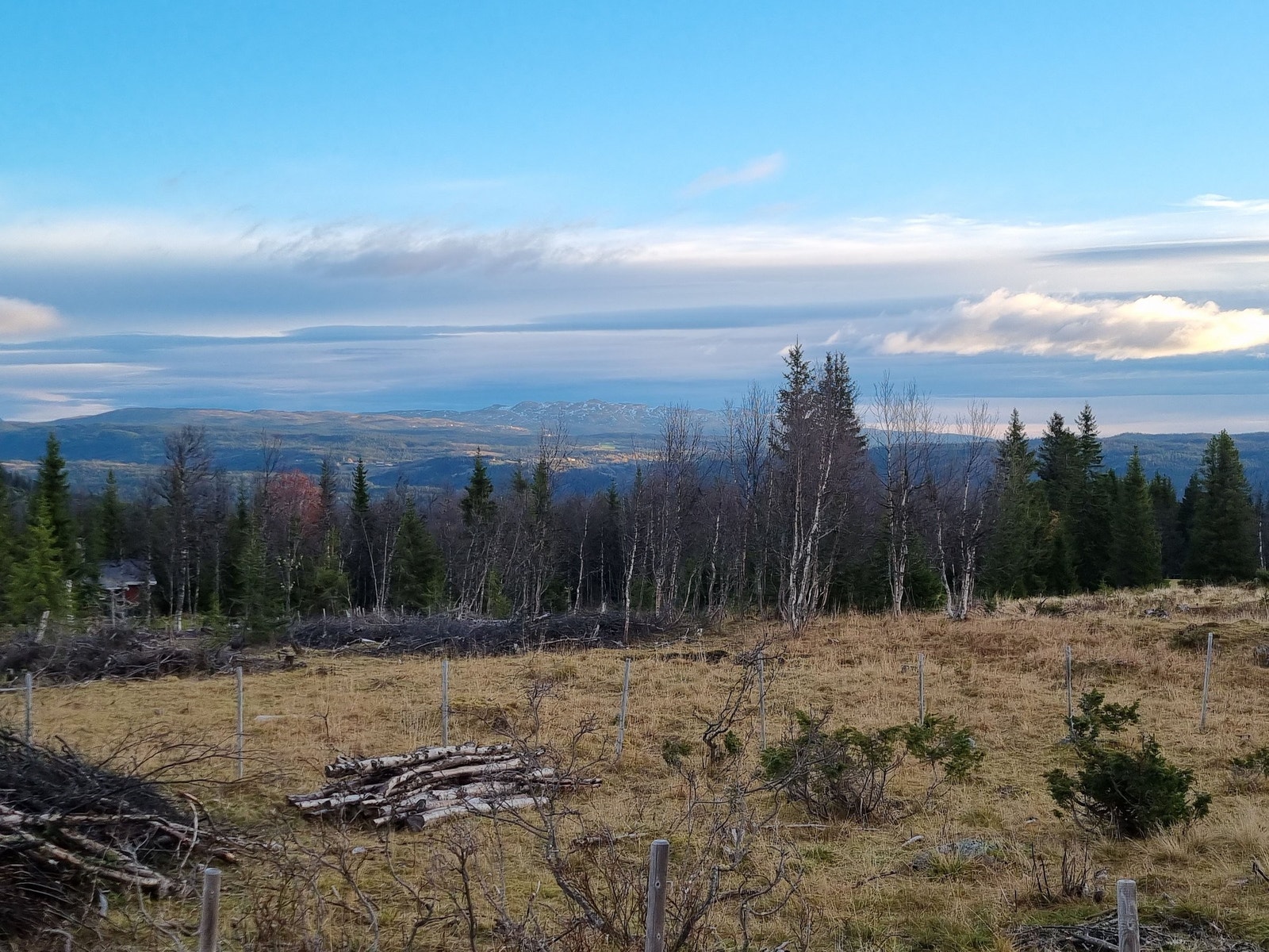 Utsikt fra hytta mot Spåtind Galleribilde