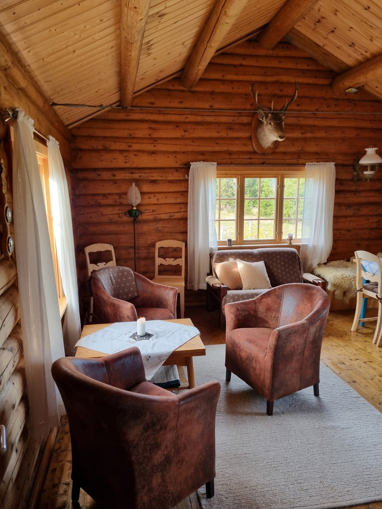 Stue i hovedhytte Galleribilde