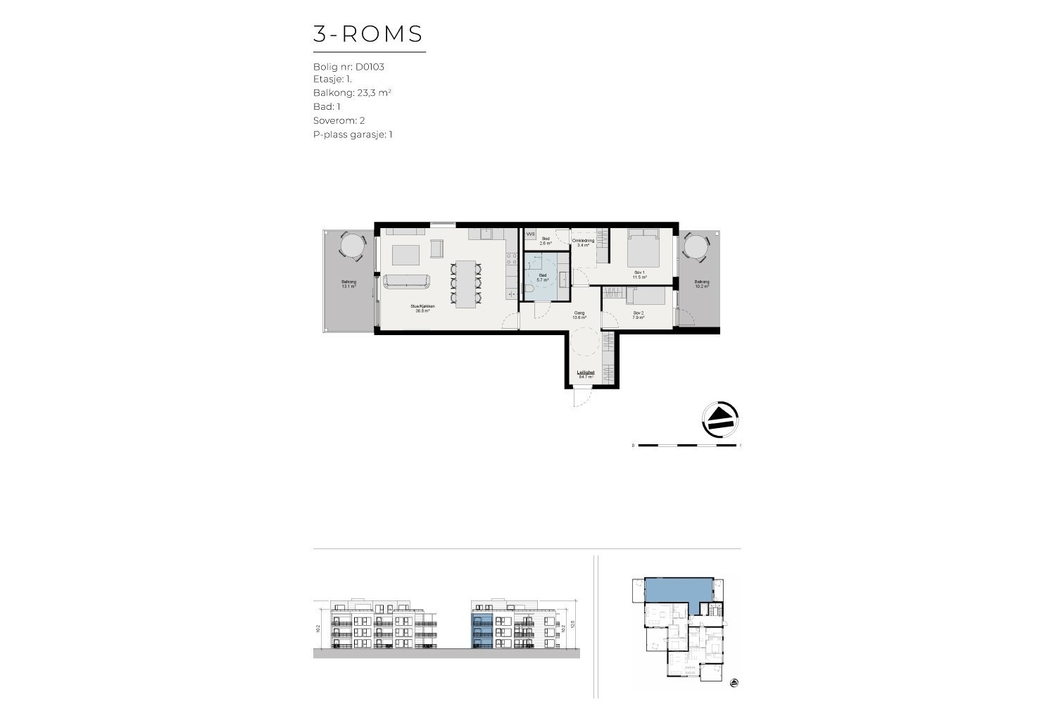 Plantegning Galleribilde