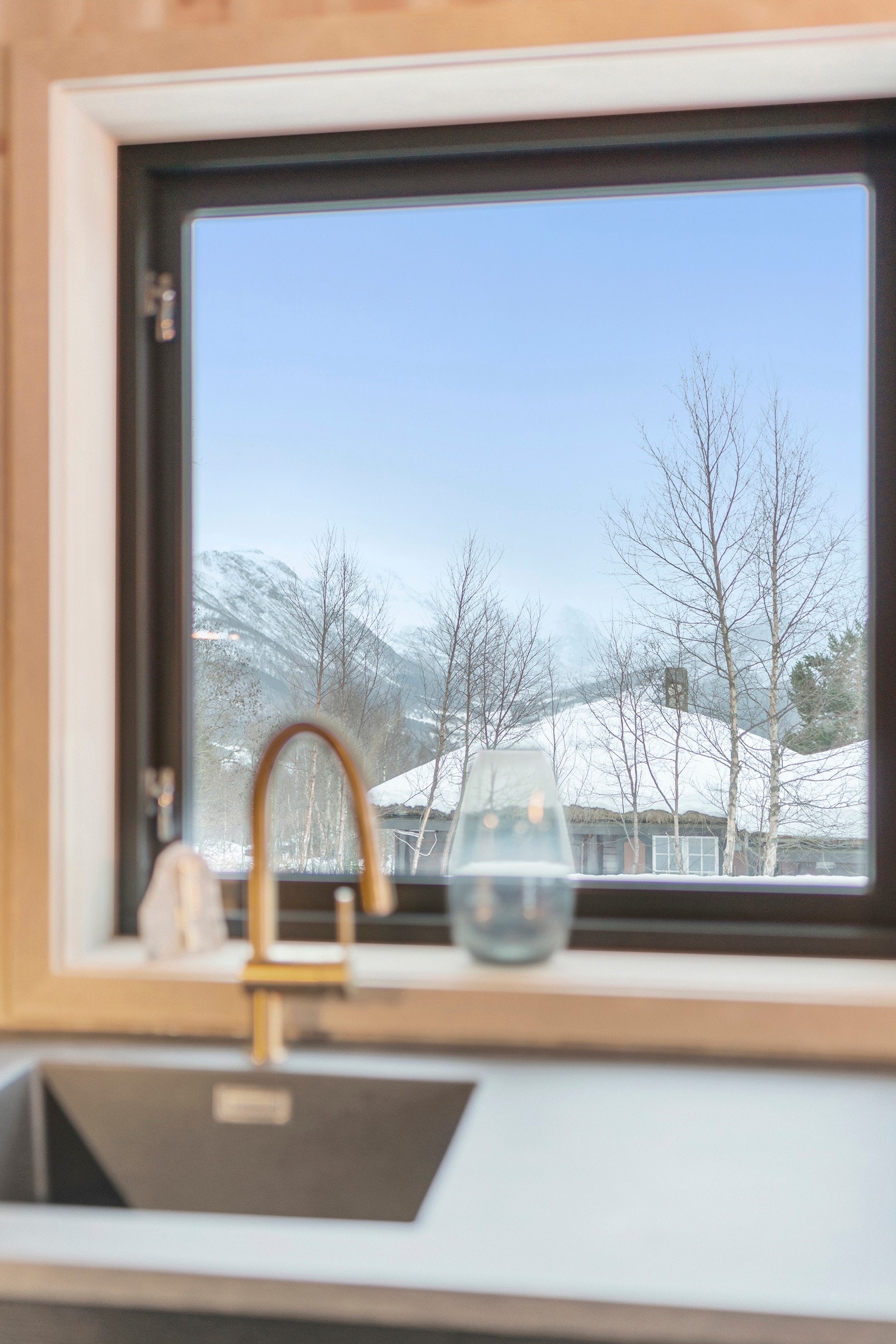 Utsikten gjør oppvasken hyggeligere. Galleribilde