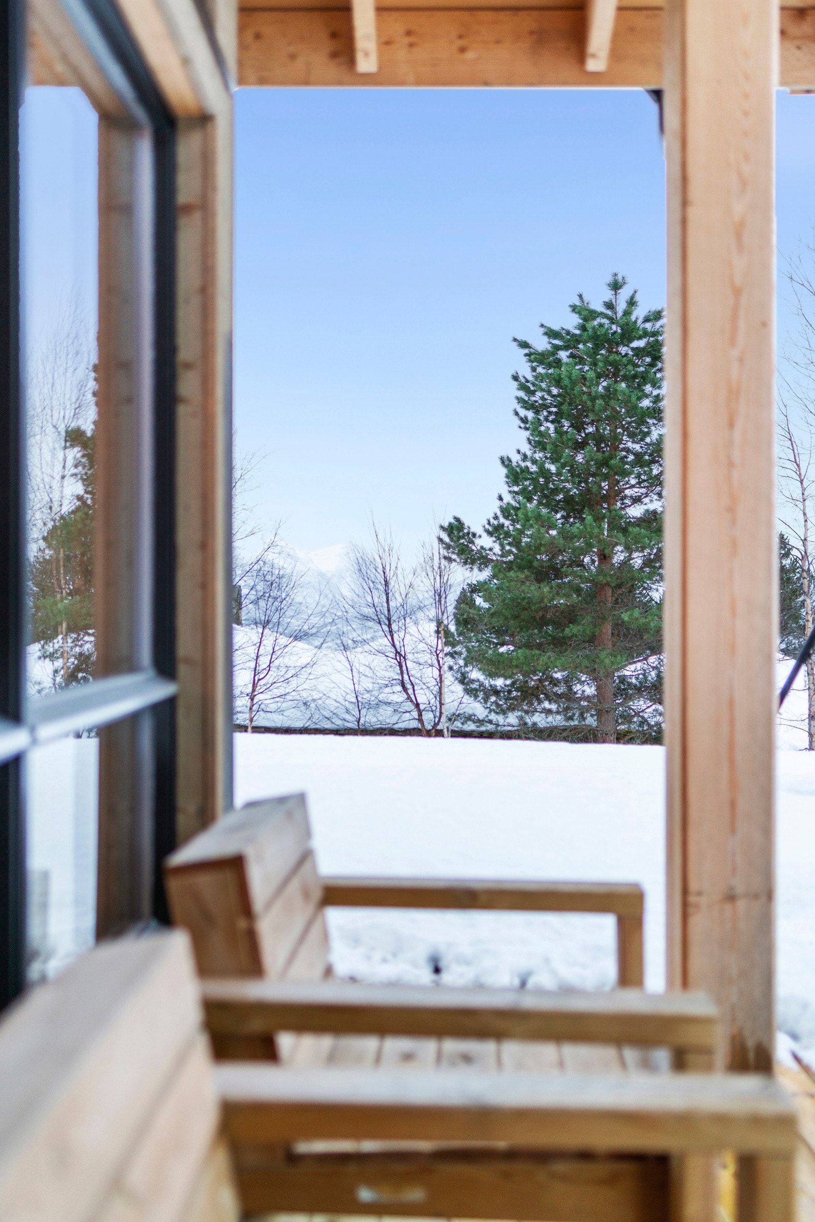 Den innerste delen av terrassen er overbygget. Galleribilde