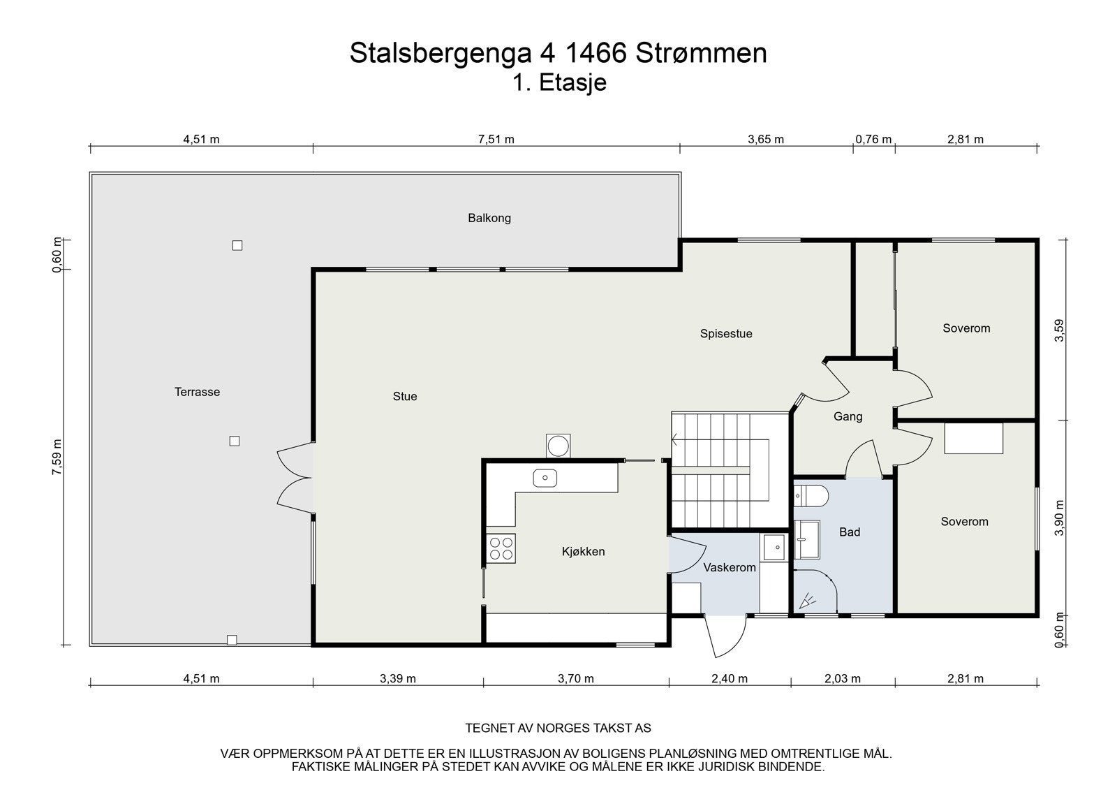 Plantegning 1.etasje. Galleribilde
