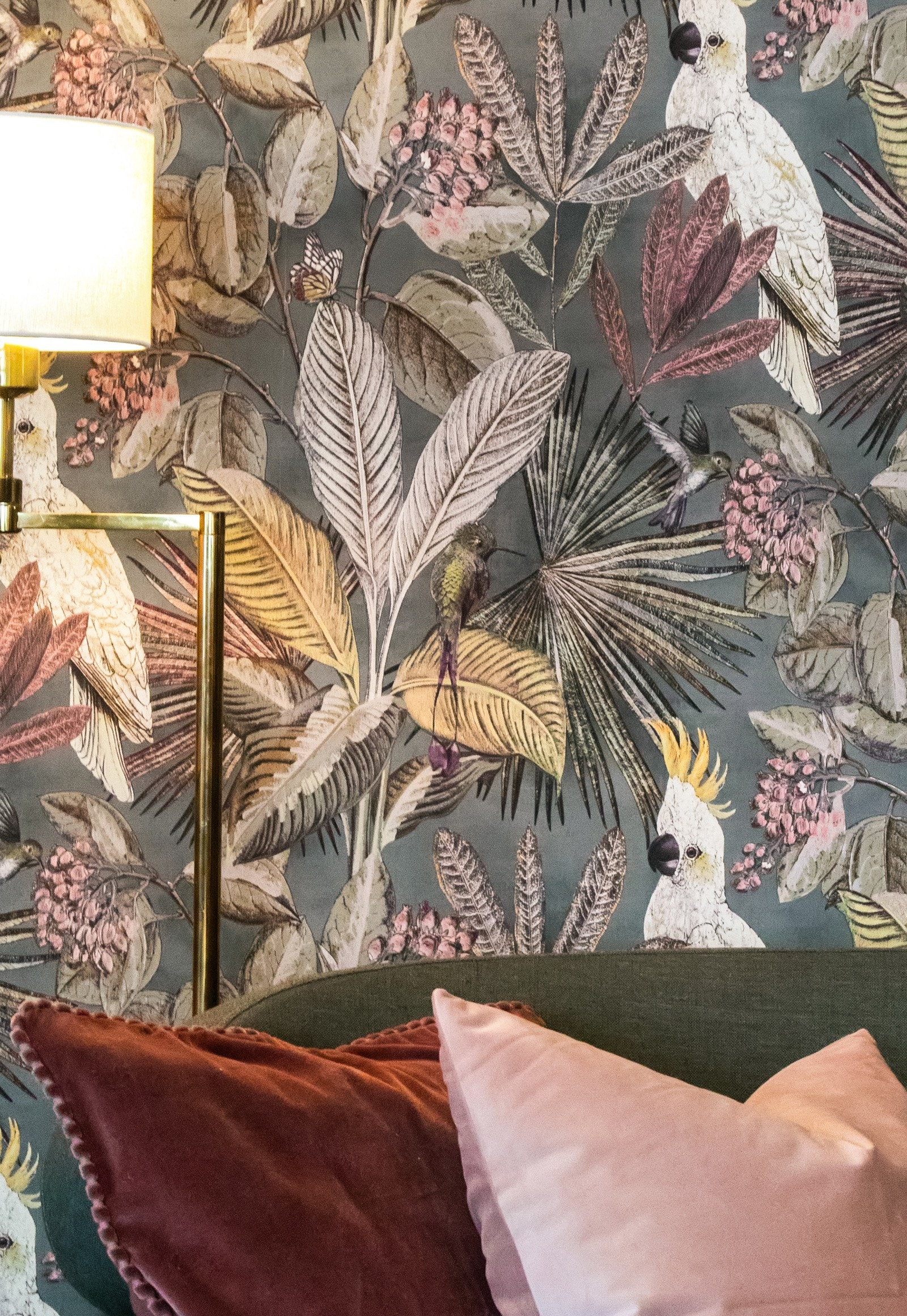 Moderne fargevalg i stuen Galleribilde