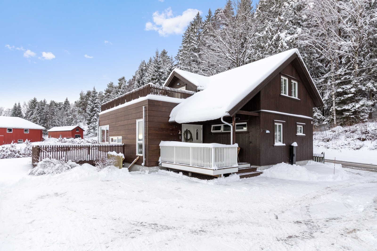 Fasaden på huset retning nord Galleribilde