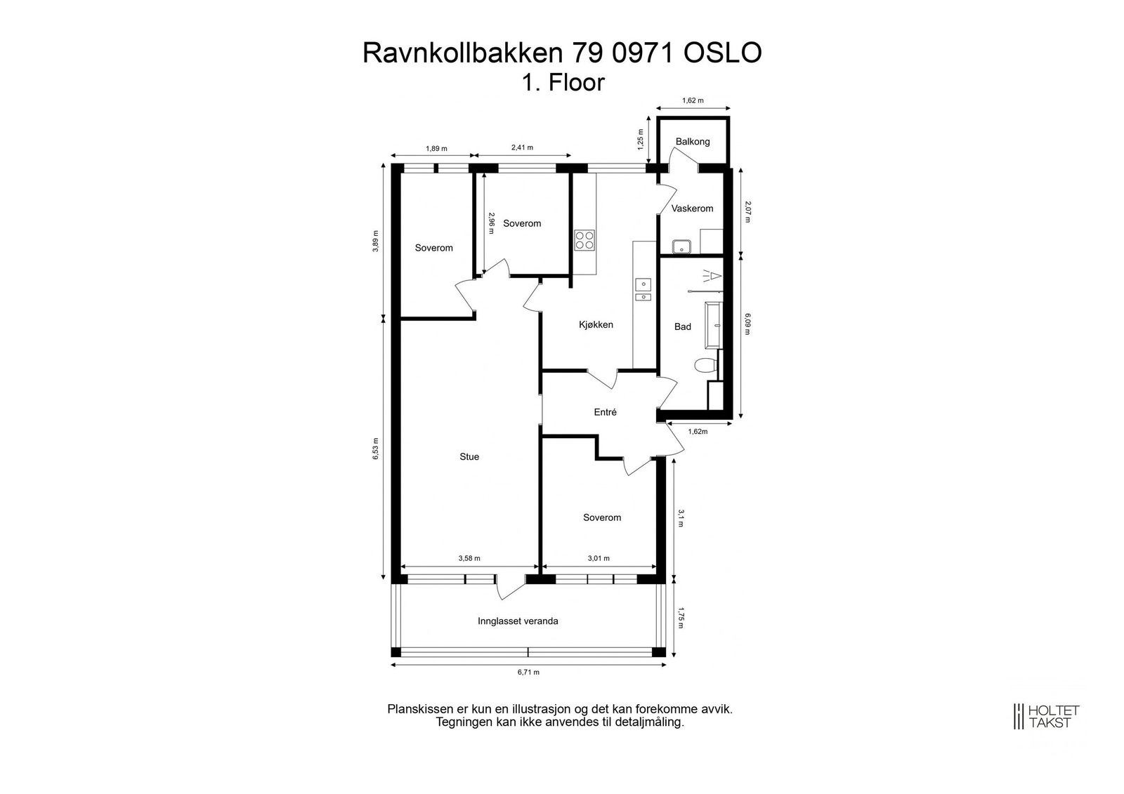 Praktisk og fleksibel planløsning. Galleribilde