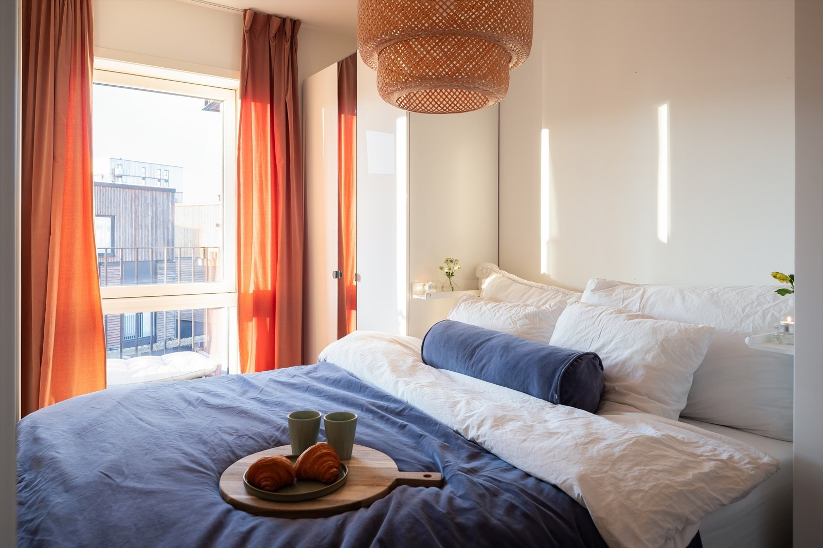 Soverommet er målt til 9m². Her er det god plass til både dobbeltseng og garderobeløsning. Galleribilde