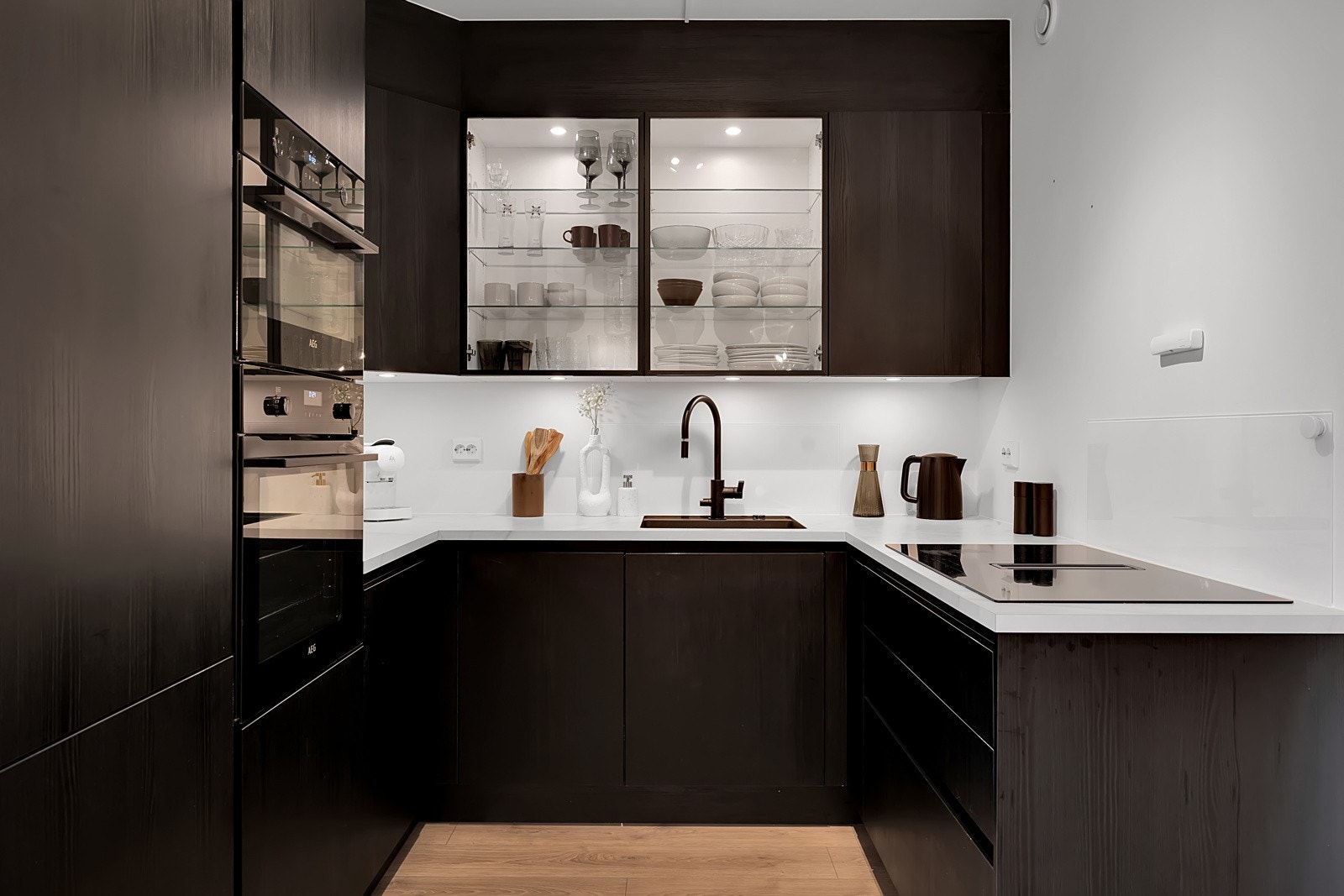 Boligen har ett meget delikat kjøkken. Galleribilde