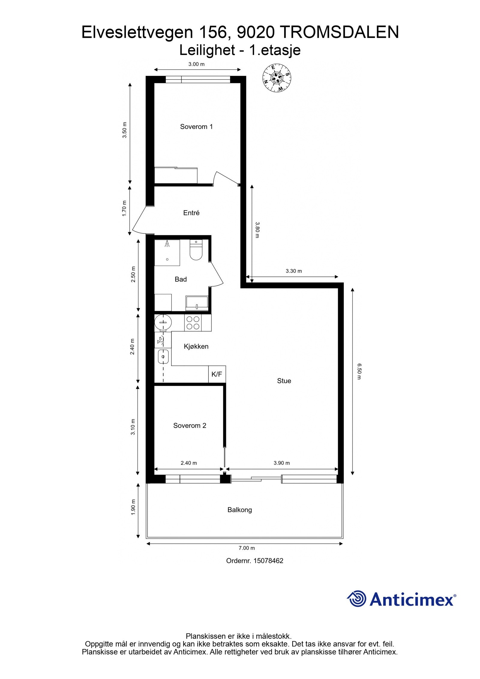 Plantegning Galleribilde