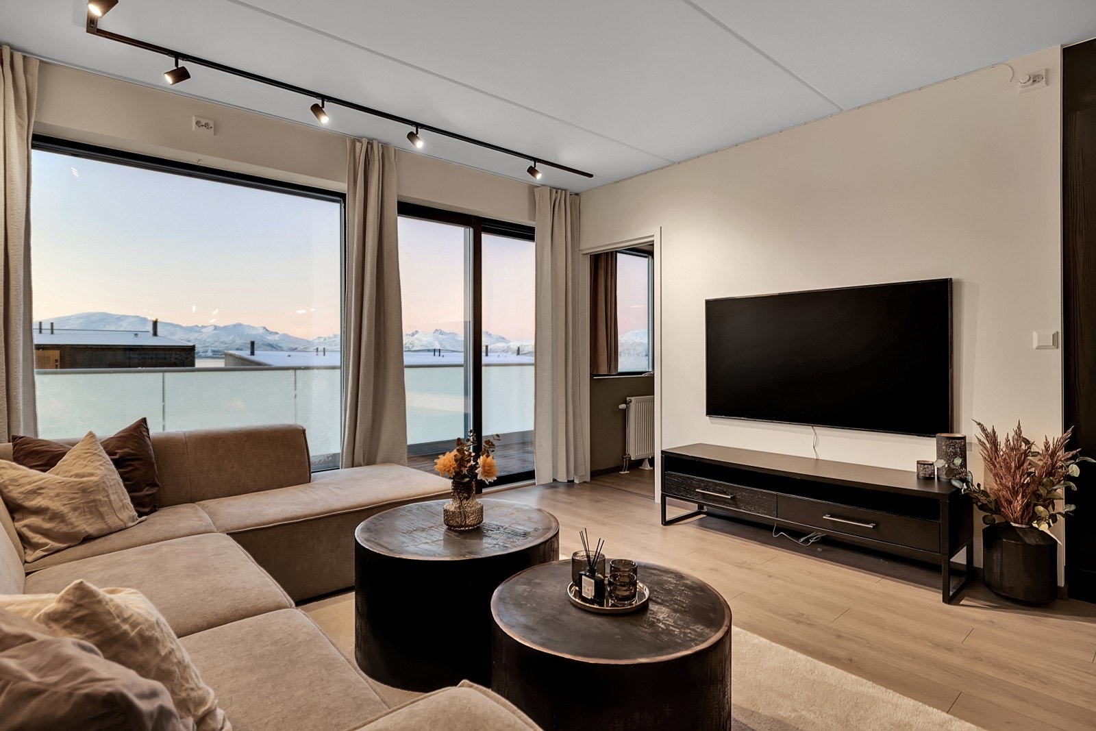 Parkett på gulv. Galleribilde