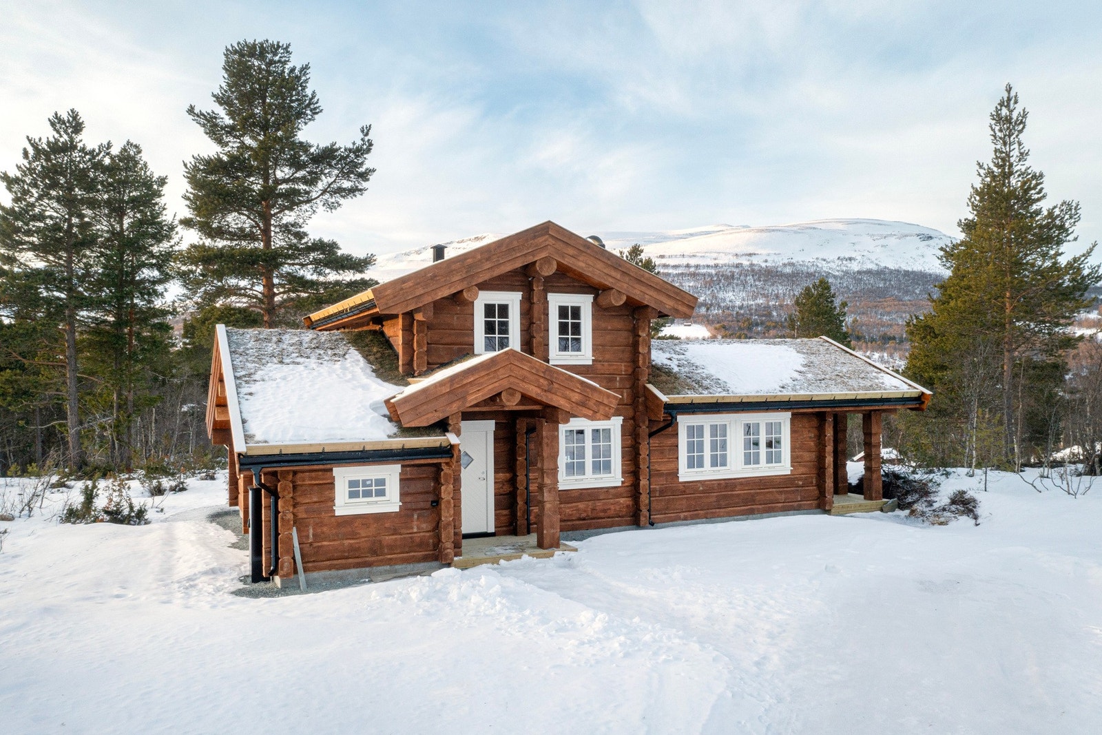 Selve hytten er på 113 kvadratmeter. Galleribilde