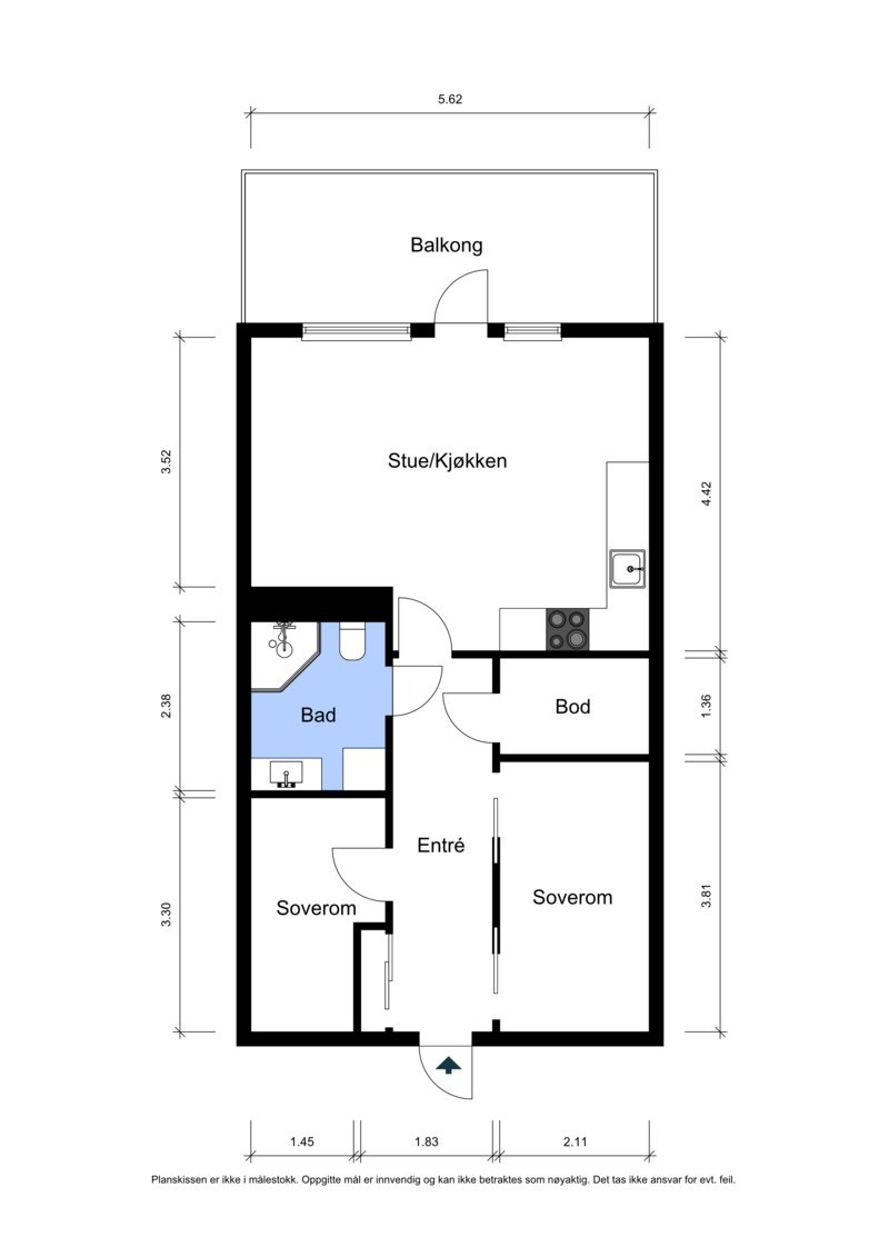 Plantegning Galleribilde
