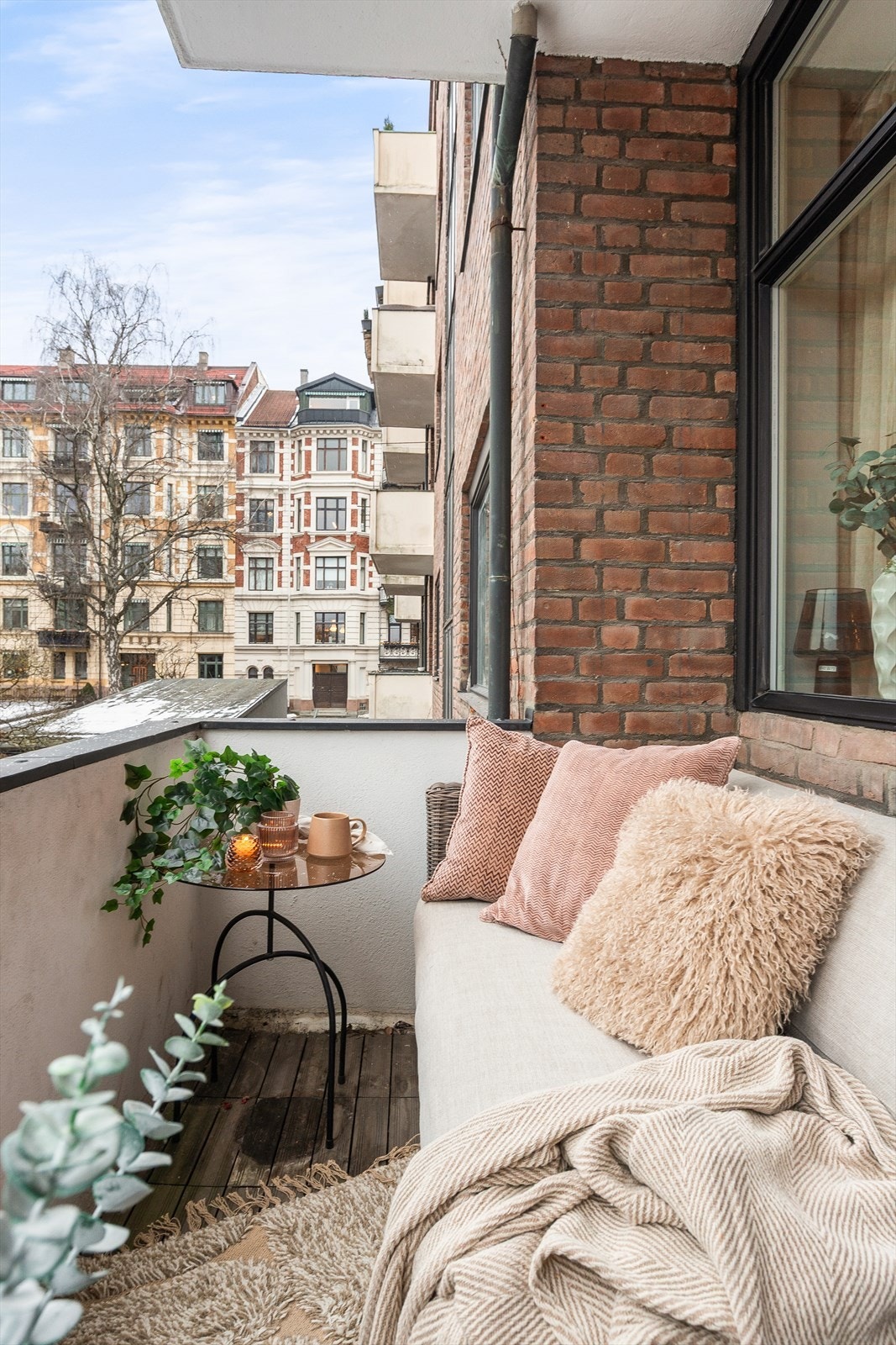 Koselig balkong på 4 m². Galleribilde