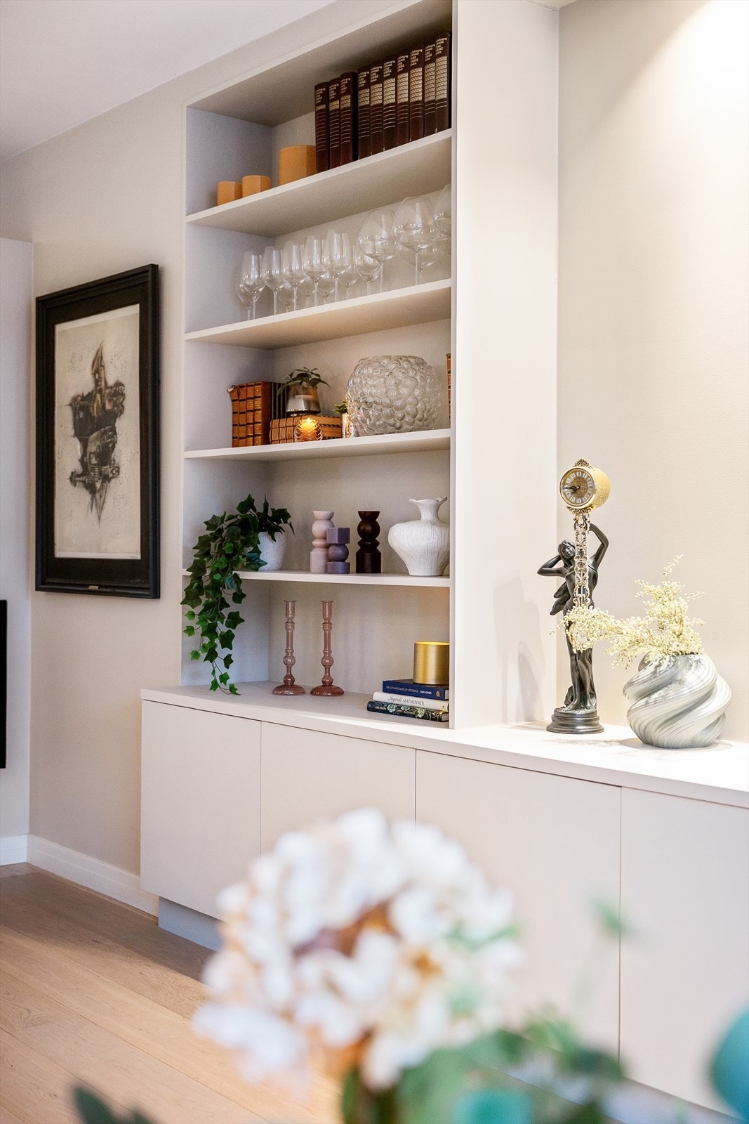 De integrerte løsningene bidrar til et ryddig og helhetlig uttrykk. Galleribilde