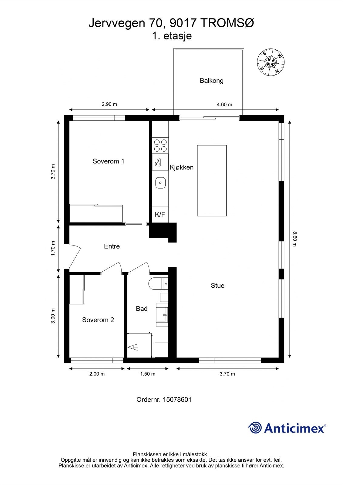 Plantegning Galleribilde