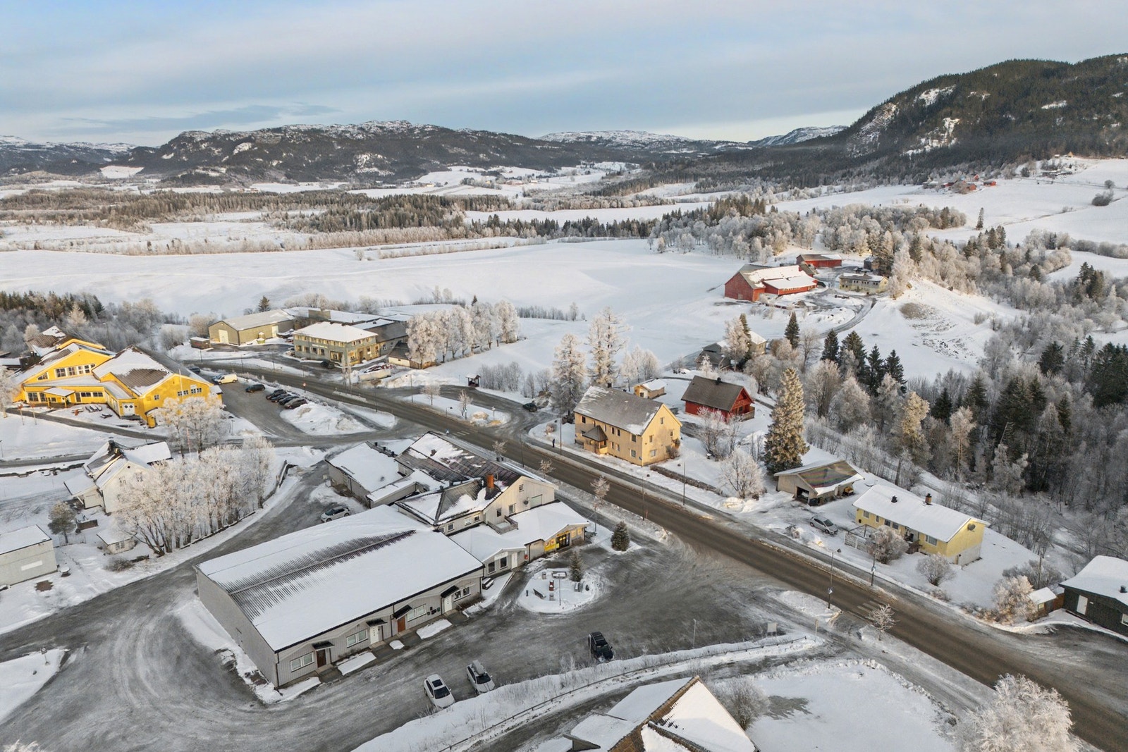 Det er umiddelbar nærhet til dagligvarebutikk, busstopp og øvrige servicetilbud. Galleribilde