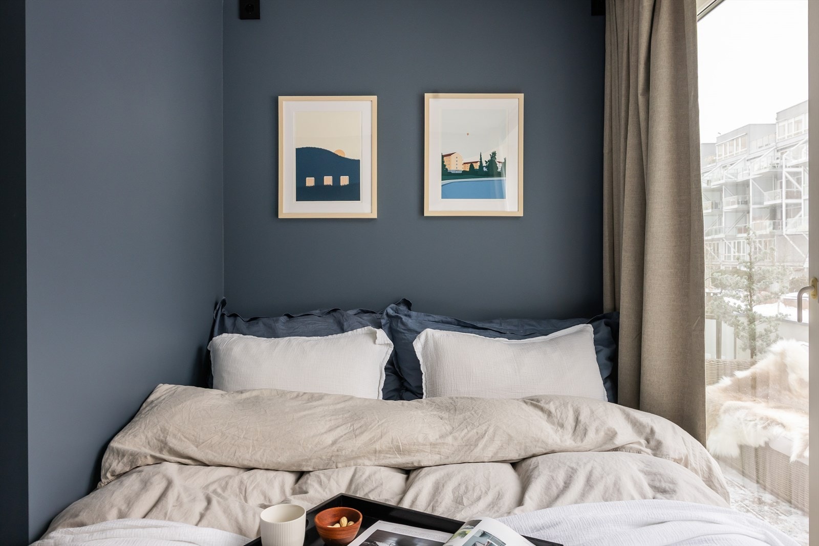 Her fra soverom 2. Også dette et hyggelig og godt soverom. Galleribilde