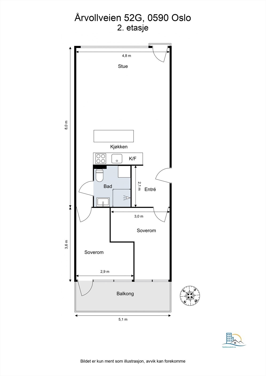 Se hvor smart og god denne planløsningen er. Perfekt også for venner/søsken å kjøpe sammen. Galleribilde