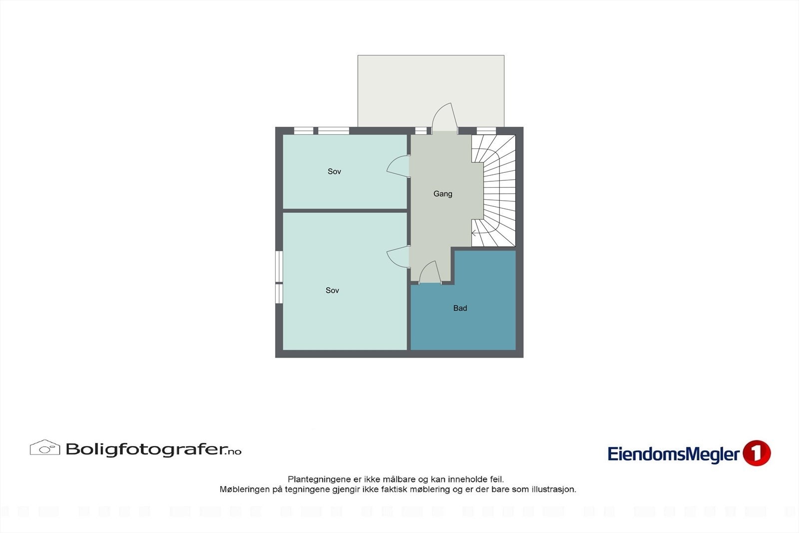 Plantegning 1.etg. Galleribilde