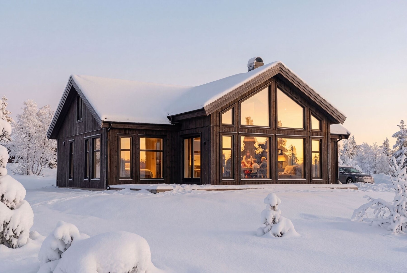 Illustrasjonsbilde Polar 127 max. Her slippes lyset og naturen inn! Galleribilde